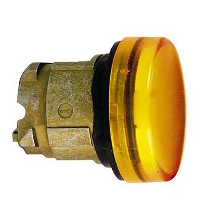 ZB4BV053E Oranžový signální hlavice ? 22 plná čočka pro integ. LED, Schneider Electric