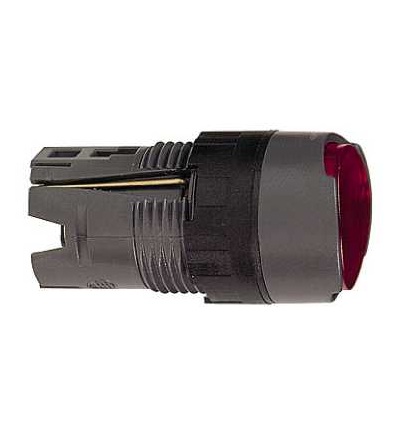 ZB6AF4 červená ovl. hlavice stiskací prosvět., lícující ? 16 s aretací pro integ. LED, Schneider Electric