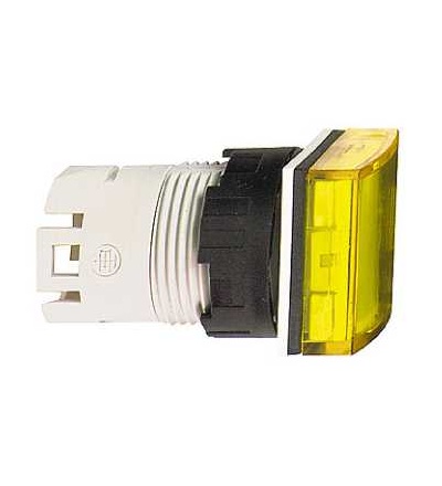 ZB6CV5 čtver. žlutá signální hlavice ? 16 pro integ. LED, Schneider Electric