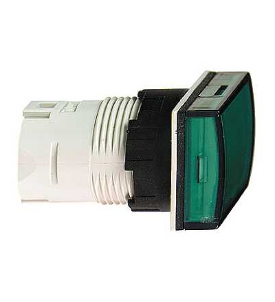 ZB6DV3 Obd. zelená signální hlavice ? 16 pro integ. LED, Schneider Electric
