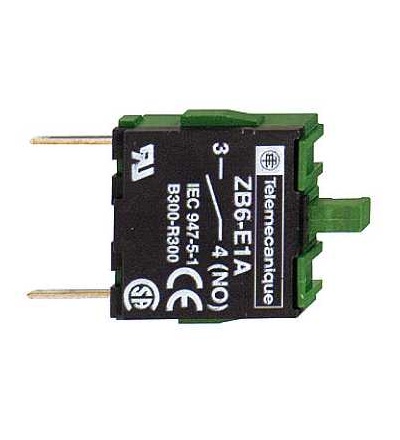 ZB6E2D Jednoduchý kontaktní blok pro hlavu ? 16 1V pozlacené piny pro PCB, Schneider Electric