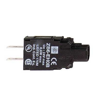 ZB6EG0B Polosestava objímky s pro neon žárovka 120V, Schneider Electric