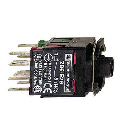 ZB6ZH05B Polosestava objímky s pro žárovka 3...24V 1Z+1V, Schneider Electric