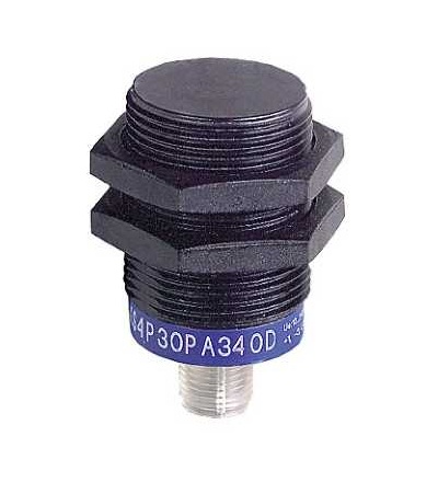 XS4P30PB340D Indukční čidlo XS4 M30, L50mm, PPS, Sn15mm, 12..24VDC, M12, Schneider Electric