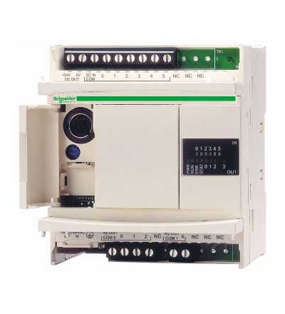 TWDLCDA10DRF Compact PLC zákl. Twido-24 V DC napájení-6 I 24 V DC-4 O relé, Schneider Electric