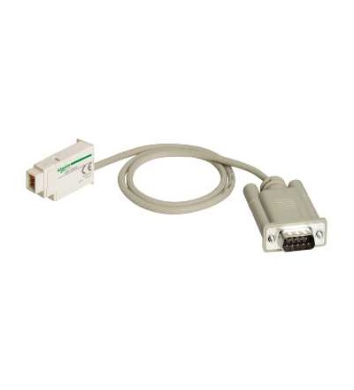 SR2CBL07 SUB-D 9-pin modem připojovací kabel-pro programovatelná relé Zelio Logic-0,5m, Schneider Electric