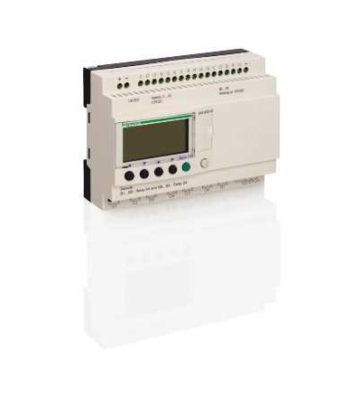 SR3B261B Modulární relé smart Zelio Logic, 24 I/O, 24 V AC, s hod., displej, Schneider Electric