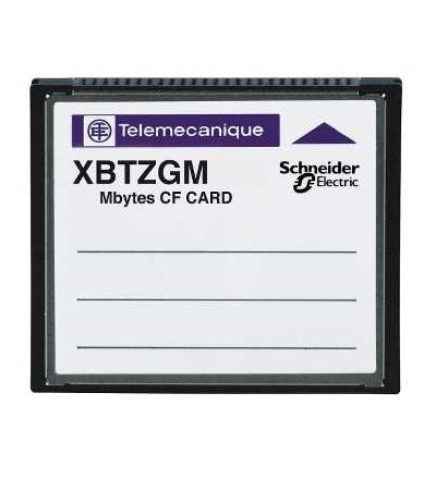 XBTZGM256 Compact flash paměťová karta 256 MB-pro advanced a vestavěný panel, Schneider Electric