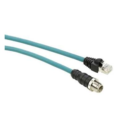 TCSECL1M3M1S2 Ethernet ConneXium kabel, M12 konektor, RJ45 konektor, IP67, 1m, Schneider Electric