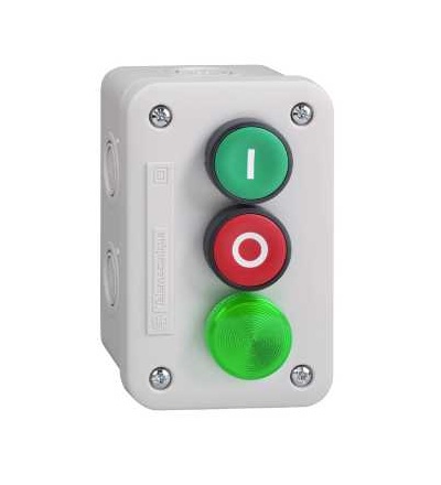XALE33V2B Ovládací skříňka 2 stiskací+1signálka, Schneider Electric