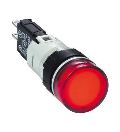 XB6AV4BB červená kompletní signálka ? 16 s integ. LED 12...24V, Schneider Electric