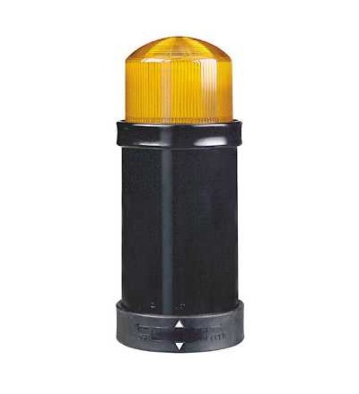 XVBC6B5 O 70mm světelné návěští, zábleskové světlo, oranžová, IP65, 24 V, Schneider Electric