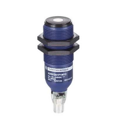 XXBV3A1PAM12 Ultrazvukový snímač, M30, reflexní, Sn 1m, V, M12, Schneider Electric