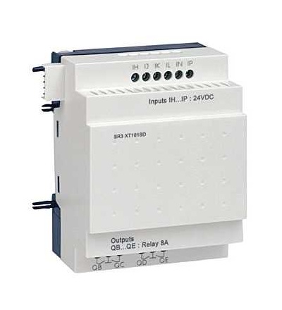 SR3XT101BD Diskrétní I/O rozšiřující modul, 10 I/O, 24 V DC, pro Zelio Logic, Schneider Electric