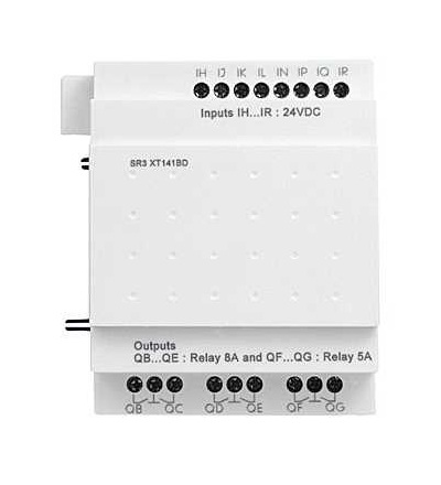SR3XT141FU Diskrétní I/O rozšiřující modul, 14 I/O, 100..240 V AC, pro Zelio Logic, Schneider Electric
