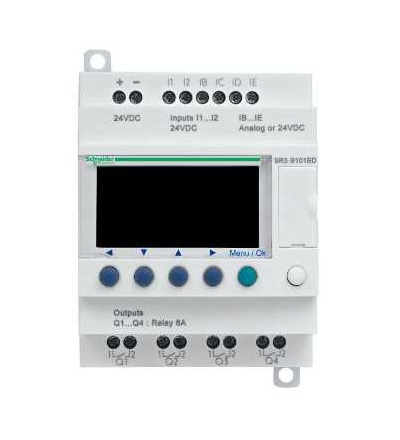 SR3PACKFU Modulární prog. relé Zelio Logic, “startovací” balíček, 10 I/O, 100..240V AC, Schneider Electric