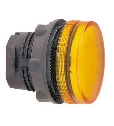 ZB5AV053S Oranžový signální hlavice ? 22 grooved lens pro integ. LED, Schneider Electric