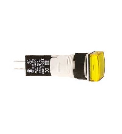 XB6CV5BB čtver. žlutá kompletní signálka ? 16 s integ. LED 12...24V, Schneider Electric