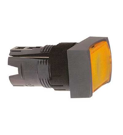ZB6DW8 Oranžový obd. ovl. hlavice stiskací prosvět., lícující ? 16 s návratem 12...24V, Schneider Electric