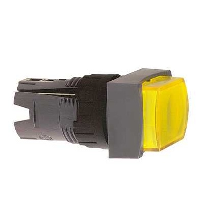 ZB6DE5 žlutá obd. ovl. hlavice prosvět. stiskací s přesah. ? 16 s návratem 12...24V, Schneider Electric