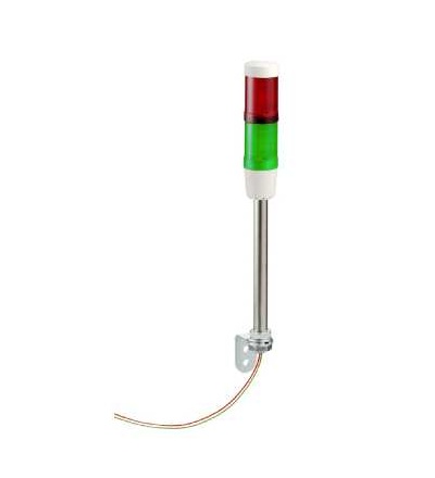 XVMM2RGS Signální sloup s bzučákem+2 světelné návěští O 45mm-LED-230 V AC-IP42, Schneider Electric