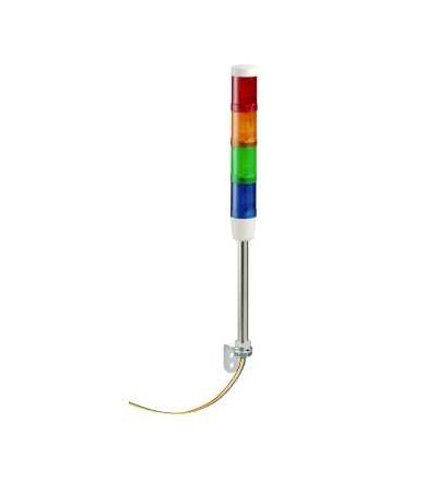 XVMM2RAGBS Signální sloup s bzučákem+4 světelné návěští O 45mm-LED-230 V AC-IP42, Schneider Electric