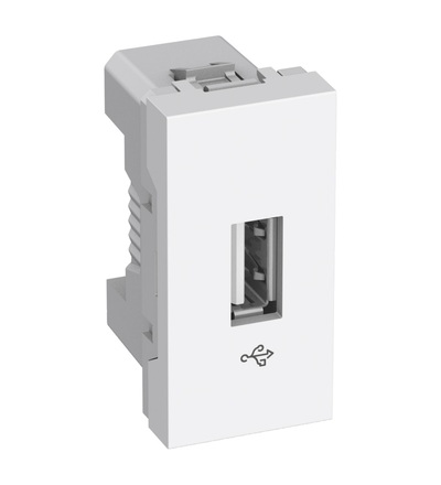 ALB44375 Zásuvka s USB 2.0 konektorem Polar, Schneider Electric