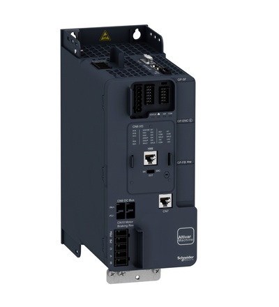 ATV340U55N4 Frekvenční měnič 5,5 kW, In = 12,7 A, 3 x 380 až 480 V, IP 20, třída 3C3 a 3S3, EMC filtr C3, Schneider Electric