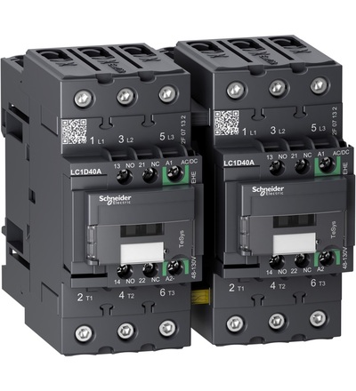 LC2D40AEHE TeSys D Green 3P reverzační 40A 48 - 130V AC/DC, Schneider Electric