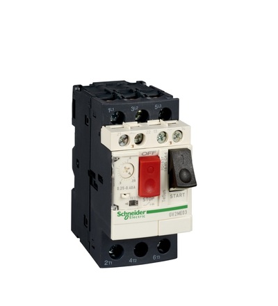 GV2ME06AE11TQ Spouštěč motoru 1-1,6A s pomocným kontaktem, Schneider Electric
