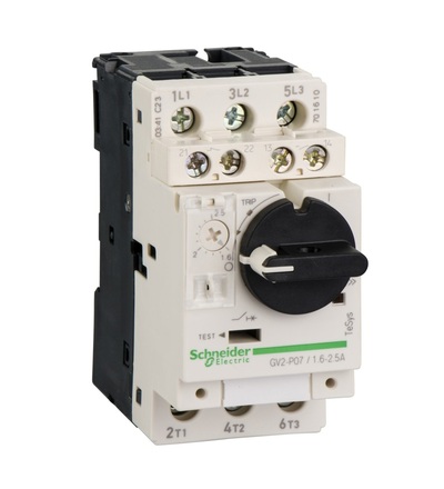GV2P08AE11TQ Spouštěč motoru 2,5-4A s příslušenstvím, Schneider Electric