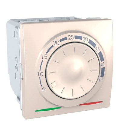 MGU3.503.25 Termostat pro podlahové vytápění otočný, marfil, Schneider Electric