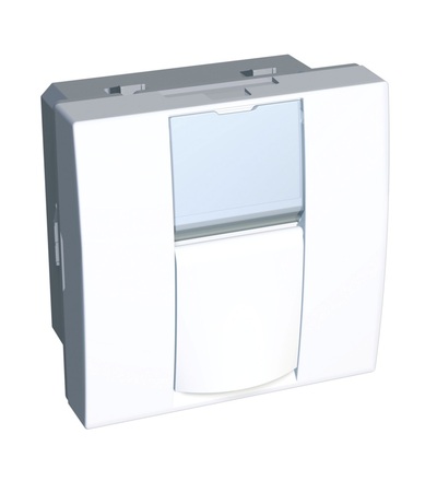 ALB44380 Kryt,dat.zásuvky RJ45 Keystone AMP, polar, Schneider Electric