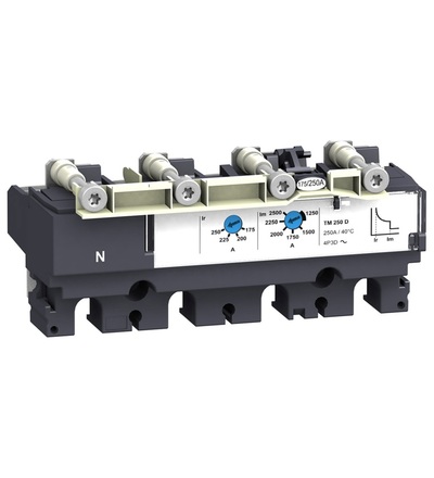 LV429040 4P3D TM100D jed.spouští pro NSX100, Schneider Electric