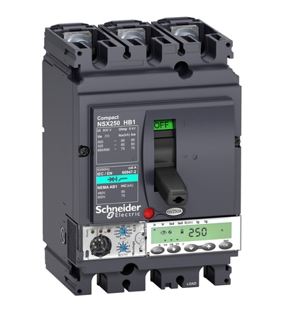 LV433313 NSX100HB1 jistič, Micrologic 6.2 E 100A 3P, Schneider Electric