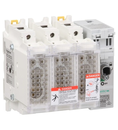 GS2EU3N Pojistkový odpínač J30A 3P, Schneider Electric