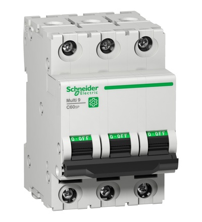 M9F23332 Jistič Multi9 C60SP 3P D 32A 10kA 480Y/277V UL1077, Schneider Electric