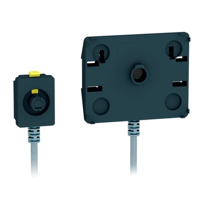 HMIZSURDP5 Adapter pro HMISTU na DIN lištu s kabelem 5m - propojení displeje a HMIS5T, Schneider Electric