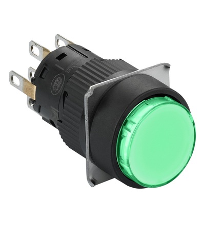 XB6EAW3B2P Signálka, 16 mm, LED, 24 V, 2 CO, zelená, Schneider Electric