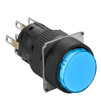 XB6EAW6B2P Signálka, 16 mm, LED, 24 V, 2 CO, modrá, Schneider Electric