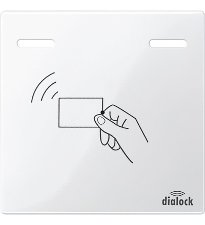 MEG4449-0319 Krycí deska pro kartový stmívač firmy Haefele Dialock, polar, Schneider Electric