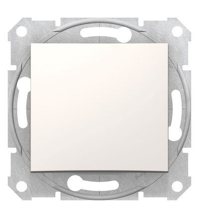 SDN0420123 Střídavé tlačítko, ř.6, 10A, cream, Schneider Electric