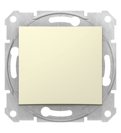SDN0420147 Střídavé tlačítko, ř.6, 10A, beige, Schneider Electric