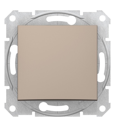 SDN0420168 Střídavé tlačítko, ř.6, 10A, titan, Schneider Electric