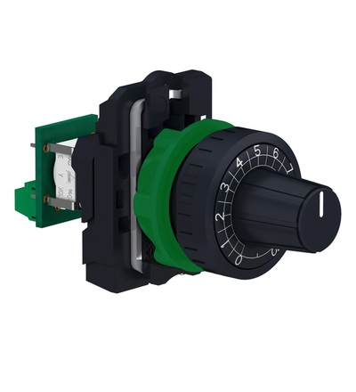 XB5AD912R10K XB5 kompletní potenciometr, lineární, 10 kOhm, Schneider Electric