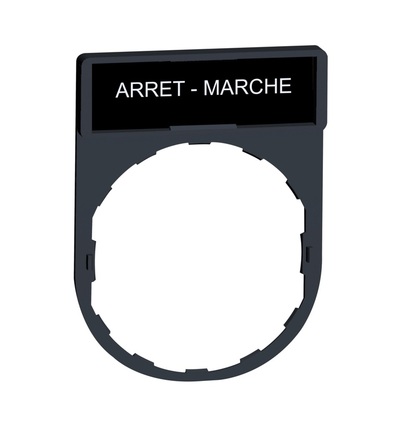 ZBY2166 Nosič štítku 30x40, ARRET-MARCHE, Schneider Electric