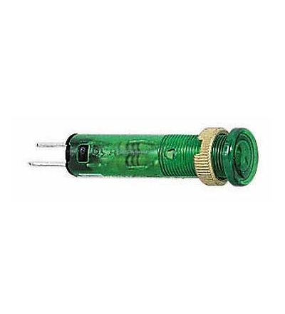 XVLA243 Signálka O8, IP40/IP65, zelená, zahrnuta LED, 48V, faston, Schneider Electric