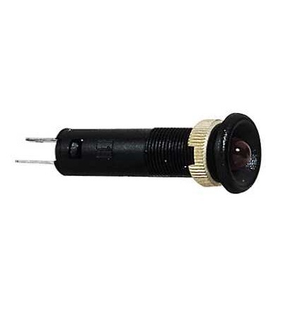 XVLA124 Signálka O8, IP40, červená, s přesah. LED zahrnuta, 12V, faston, Schneider Electric