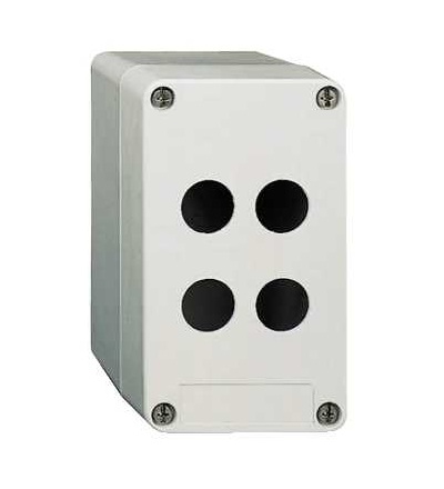 XAPA1104 Prázdná ovl. skříň, XAP-A, plast, 4 otvory ve 2 sloupcích, Schneider Electric