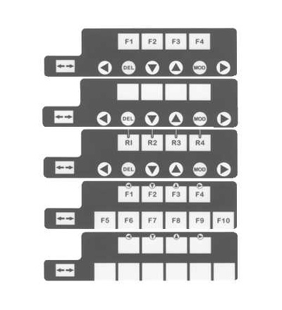 XBLYR01 Sada 10 listů s 6 náhr. štítky-pro XBTR411malý panel, Schneider Electric